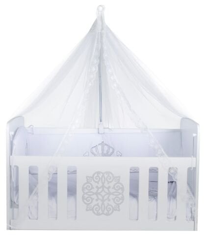 Tommybaby Güpürlü Lüx Cibinlik ve Topuzlu Demir