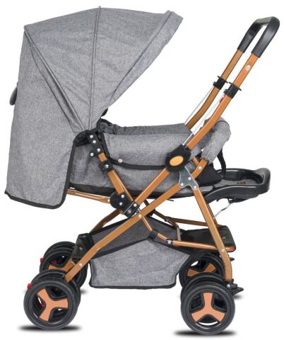 TommyBaby Classic Çift Yön Bebek Arabası Tam Yatarlı KAHVERENGİ