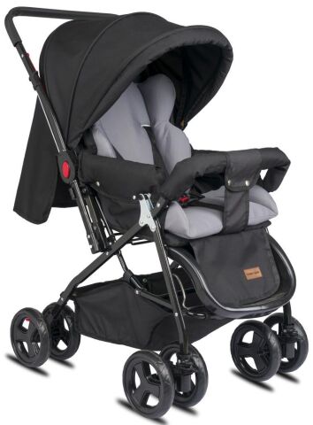 TommyBaby Classic Çift Yön Bebek Arabası Tam Yatarlı SİYAH