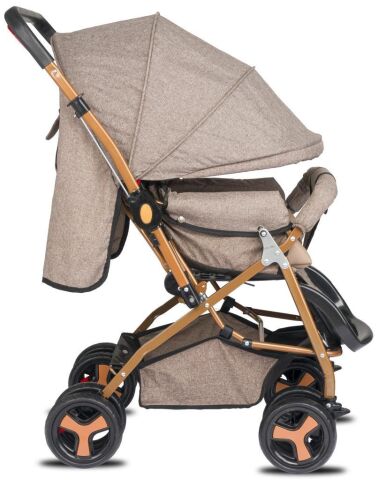 TommyBaby Classic Çift Yön Bebek Arabası Tam Yatarlı KAHVERENGİ