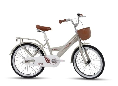 TommyBike Latte Sepetli, Elcikli 20 Jant Çocuk Bisikleti, 6-9 Yaş Çocuk Bisikleti SU YEŞİLİ
