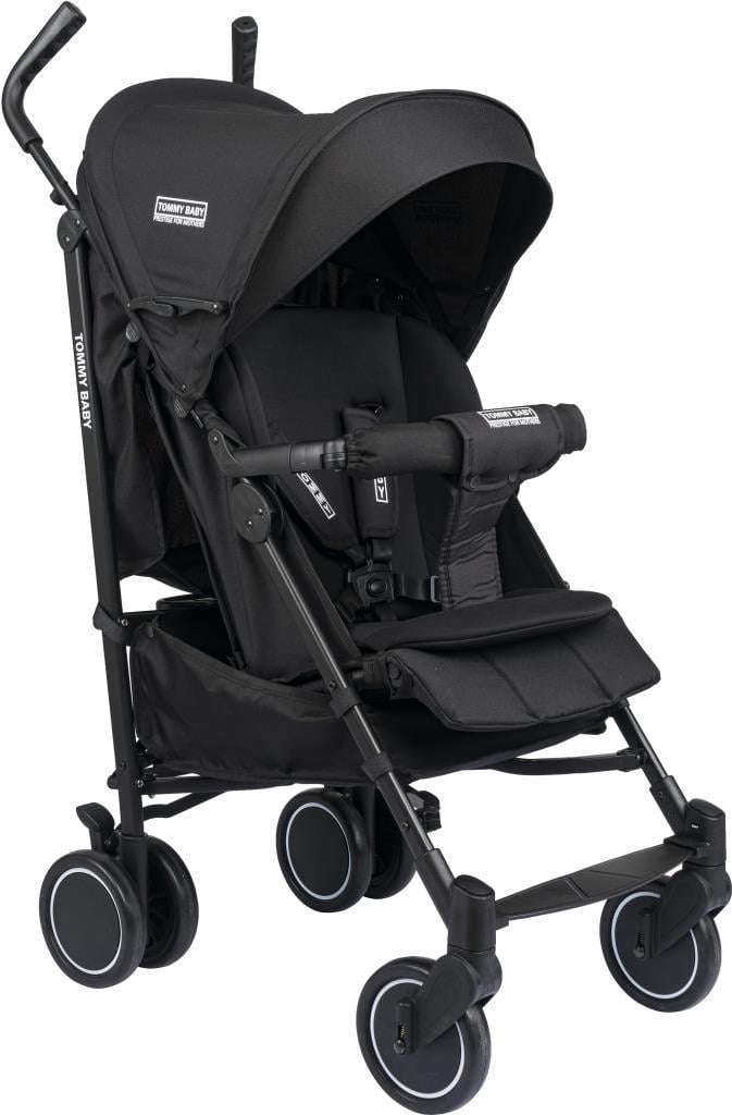 TommyBaby Luppo Black Tam Yatar Baston Bebek Arabası Puset SİYAH