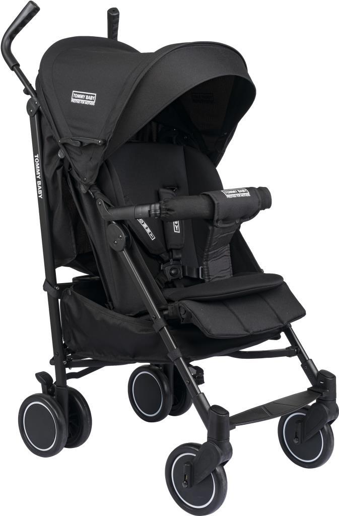 TommyBaby Luppo Black Tam Yatar Baston Bebek Arabası Puset SİYAH