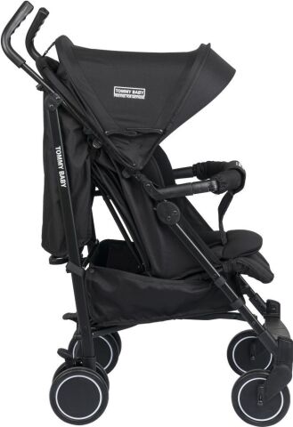 TommyBaby Luppo Black Tam Yatar Baston Bebek Arabası Puset SİYAH