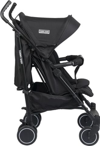 TommyBaby Luppo Black Tam Yatar Baston Bebek Arabası Puset SİYAH