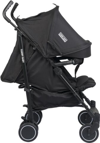TommyBaby Luppo Black Tam Yatar Baston Bebek Arabası Puset SİYAH