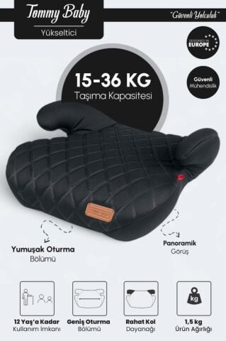 TommyBaby Yükseltici 15-36 KG Yükseltici Oto Koltuğu YEŞİL
