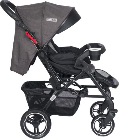 Tommybaby Tornado Plus Black Alüminyum Lüx Çift Yön Bebek Arabası SİYAH