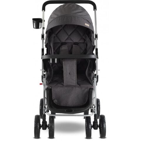 Babyhope Bh-617 Çift Yönlü Bebek Arabası GRİ