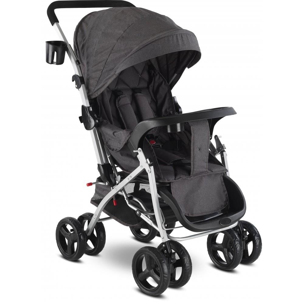 Babyhope Bh-617 Çift Yönlü Bebek Arabası SİYAH