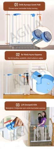 Agila Bebek Güvenlik Kapısı Uzatma Parçası - 10 cm