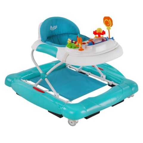 BabyHope 212 Royal Yürüteç- Müzikli Oyuncaklı Lüks Yürüteç | Örümcek KAHVERENGİ