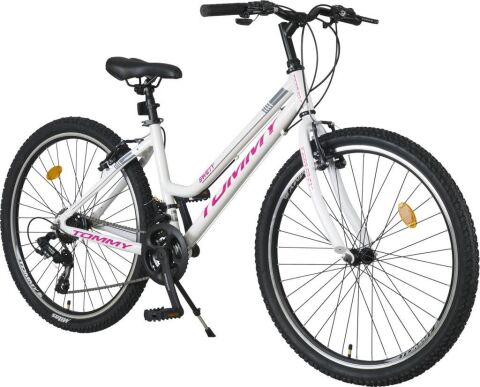 TommyBike SWETY Alüminyum Kadro 26 Jant  21 Vites Bisiklet MTB BEYAZ