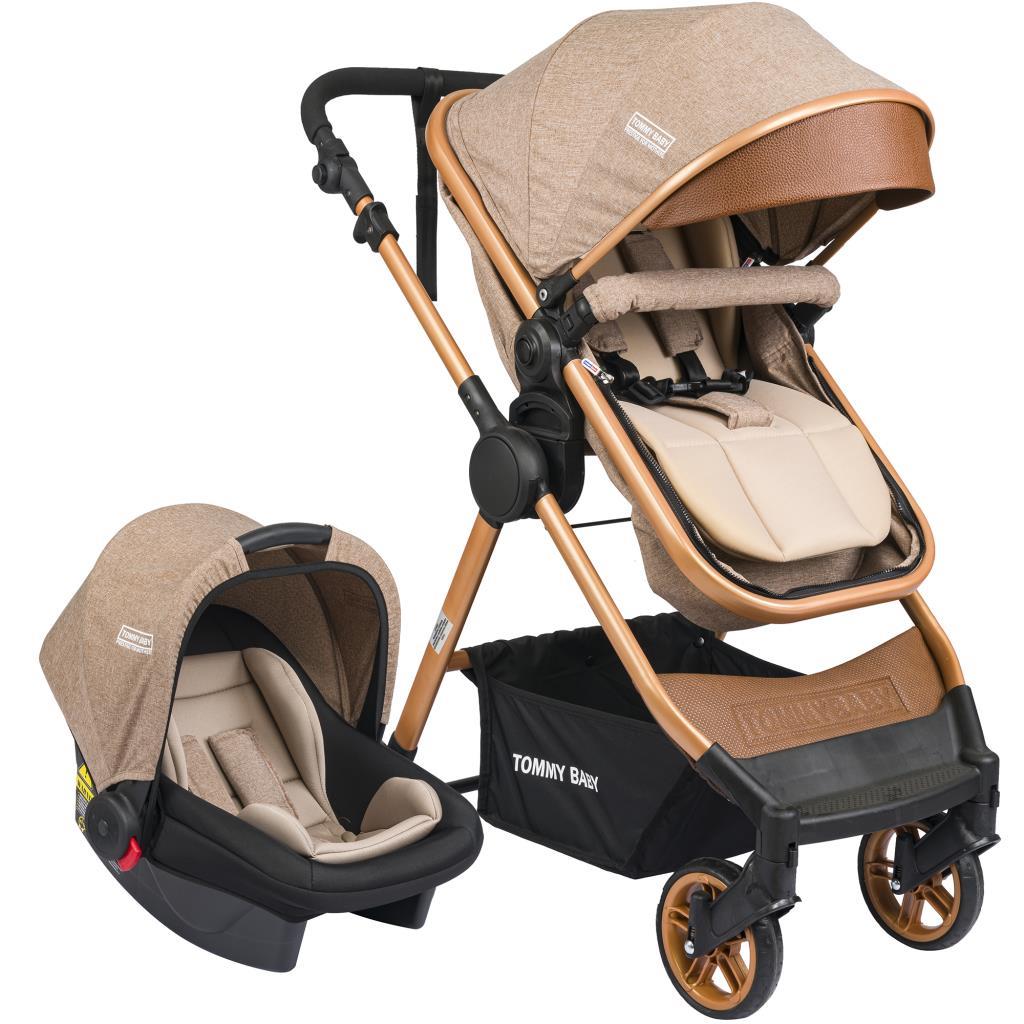 Tommybaby HandyTravel (Seyahat) Sistem Bebek Arabası KAHVERENGİ