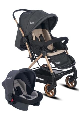 TommyBaby Cross Travel  Çift Yönlü Bebek Arabası Seyahat Sistem Puset ANTRASİT