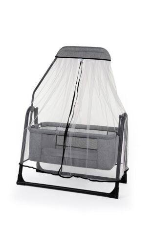 TommyBaby Luna 4'lü Set Bebek Arabası Puset Beşik Bebek Arası Yağmurluğu GRİ