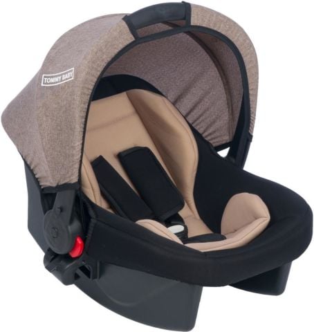 TommyBaby Luna 4'lü Set Bebek Arabası Puset Beşik Bebek Arası Yağmurluğu KAHVERENGİ