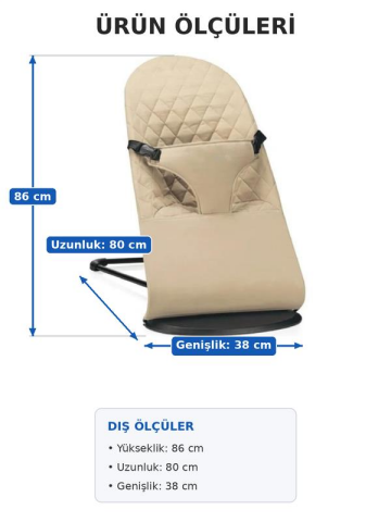 Tommybaby Atlas 3 Kademeli Sallanır Ana Kucağı SİYAH