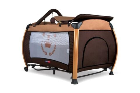 TommyBaby Sleepy GOLD Oyun Parkı Park Yatak Beşik 70x110 KAHVERENGİ