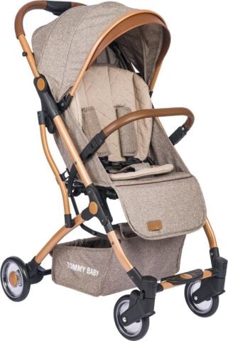 TommyBaby Mia Kabin Travel Bebek Arabası Gold Kabin Boy KAHVERENGİ