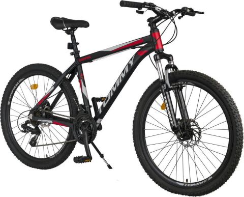 TommyBike COPPER Alüminyum Kadro 26 Jant Disk Fren 24 Vites Dağ Bisikleti KIRMIZI