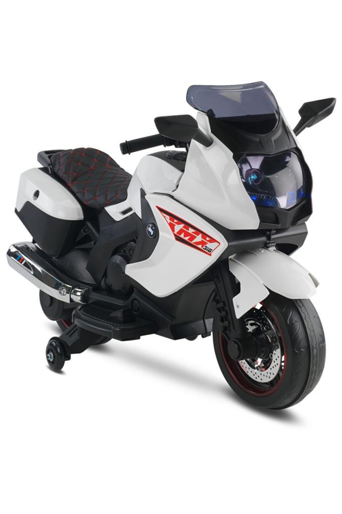 438 Xmx Akülü Motor 12 Volt BEYAZ
