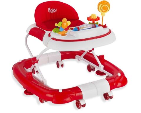 Baby Hope 212 Royal Salla Bebek Yürüteç KIRMIZI