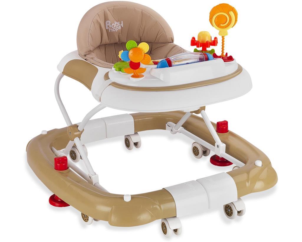 Baby Hope 212 Royal Salla Bebek Yürüteç KAHVERENGİ
