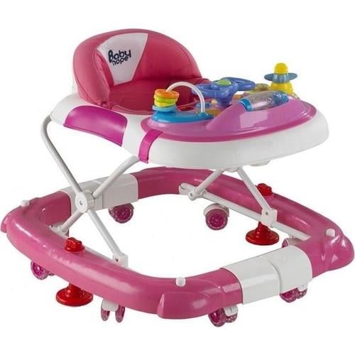 Baby Hope 212 Royal Salla Bebek Yürüteç PEMBE