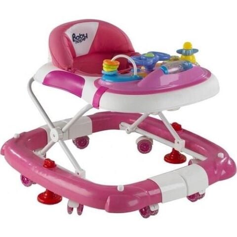 Baby Hope 212 Royal Salla Bebek Yürüteç PEMBE