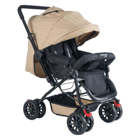 Let's Go Baby Çift Yönlü Tam Kapanır Tente Bebek Arabası KAHVE