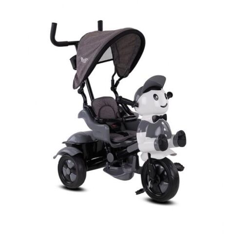 Babyhope 125 Yupi 3 Tekerlekli İtmeli Bisiklet 2019 GRİ
