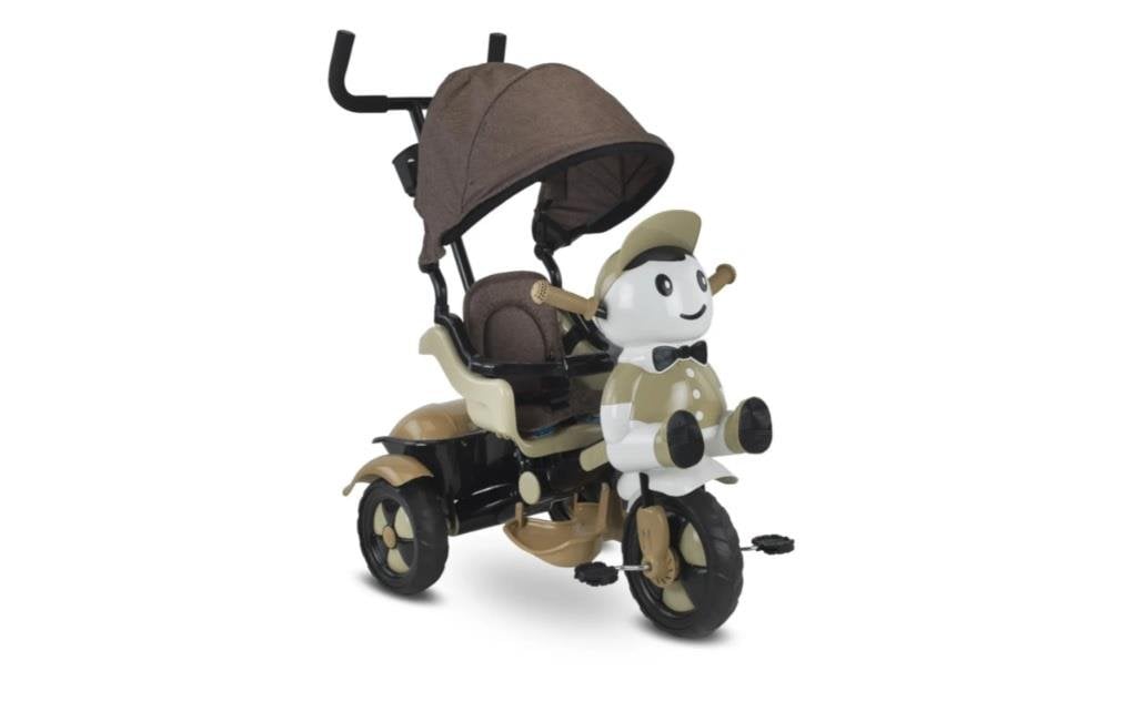 Babyhope 125 Yupi 3 Tekerlekli İtmeli Bisiklet 2019 KAHVERENGİ