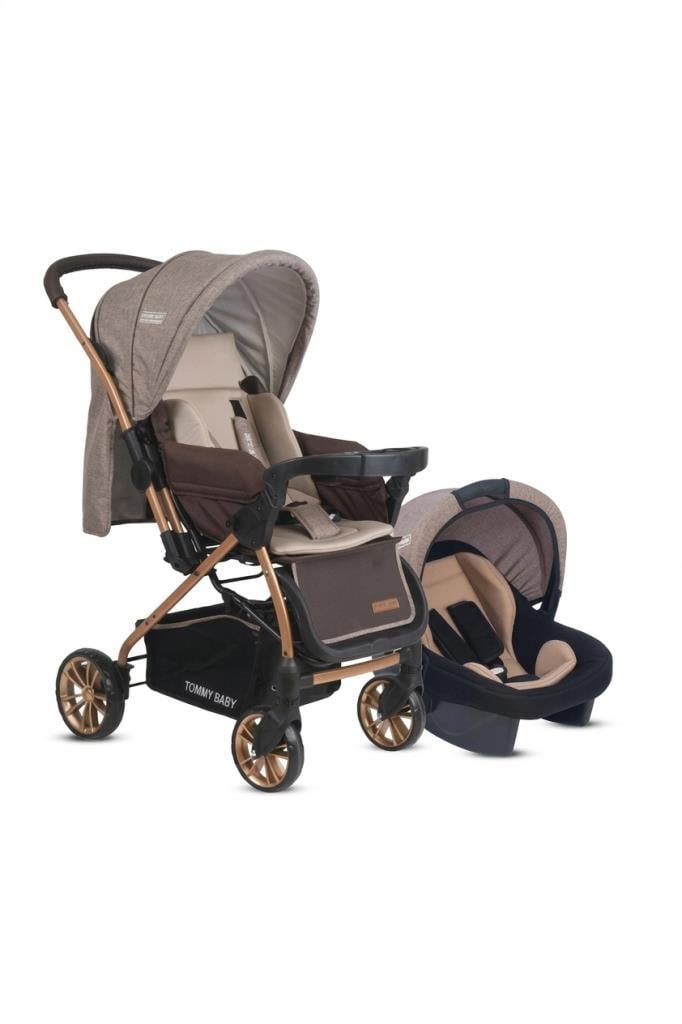 Tommybaby TB-980 Gold Travel Çift Yön (Seyahat) Sistem Bebek Arabası Puset