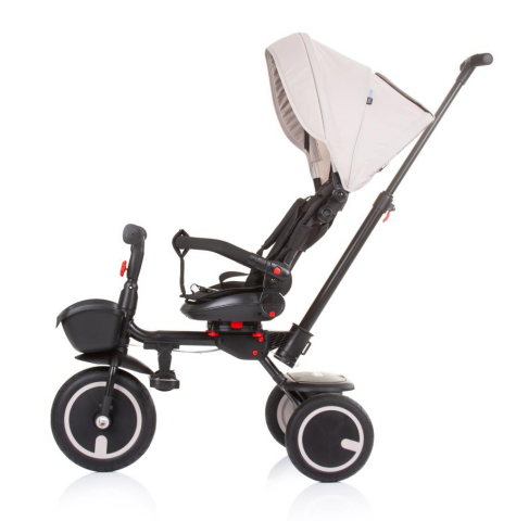 Chipolino Quick Fold Çift Yönlü İtmeli  Katlanabilir Üç Tekerli Bisiklet Ebeveyn Kontrollü İtmeli Bisiklet Sand