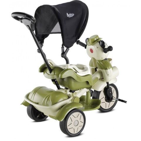 Babyhope 127 Little Panda 3 Tekerlekli İtmeli Bisiklet YEŞİL/BEJ