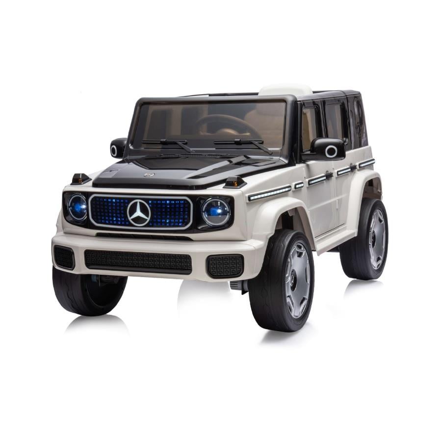 MERCEDES Lisanslı akülü Araba SUV MERCEDES EQG 12V BEYAZ