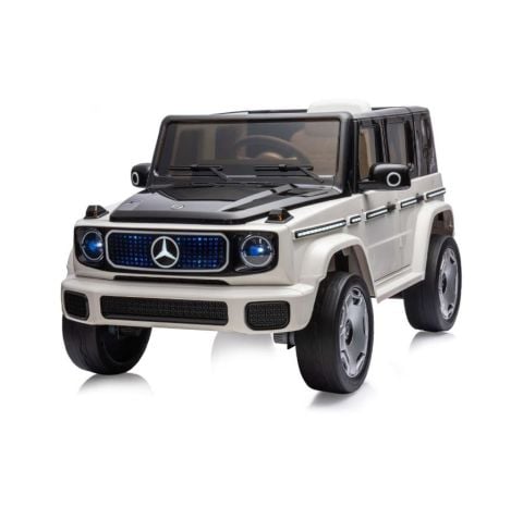 MERCEDES Lisanslı akülü Araba SUV MERCEDES EQG 12V BEYAZ