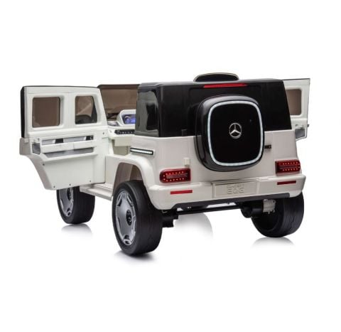 MERCEDES Lisanslı akülü Araba SUV MERCEDES EQG 12V BEYAZ
