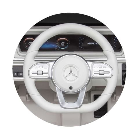 MERCEDES Lisanslı akülü Araba SUV MERCEDES EQG 12V BEYAZ
