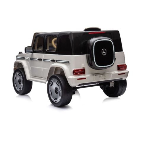 MERCEDES Lisanslı akülü Araba SUV MERCEDES EQG 12V BEYAZ