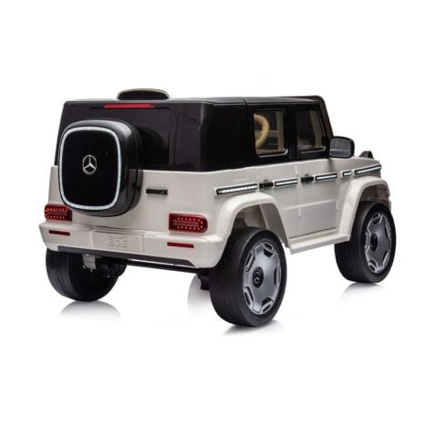 MERCEDES Lisanslı akülü Araba SUV MERCEDES EQG 12V BEYAZ