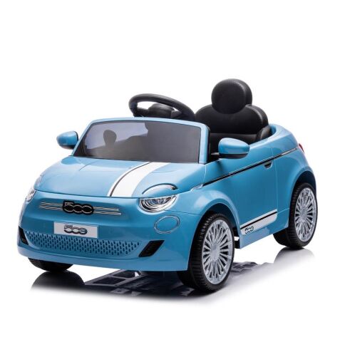 FIAT 500 Lisanslı akülü araba 12v MAVİ
