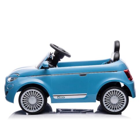FIAT 500 Lisanslı akülü araba 12v MAVİ