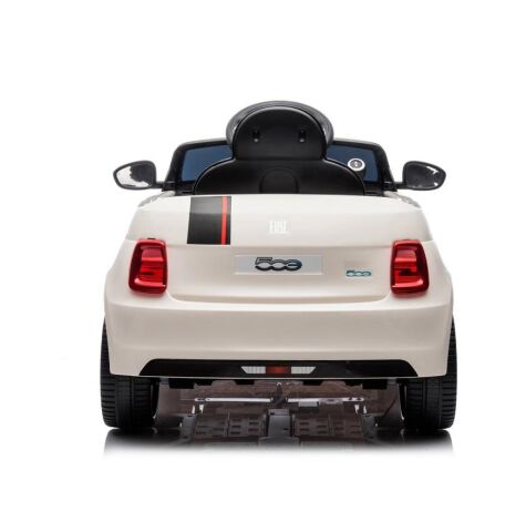 FIAT 500 Lisanslı akülü araba 12v BEYAZ