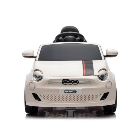 FIAT 500 Lisanslı akülü araba 12v BEYAZ