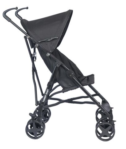 TommyBaby Comfort Pratik Baston Puset Bebek Arabası Çocuk Arabası SİYAH