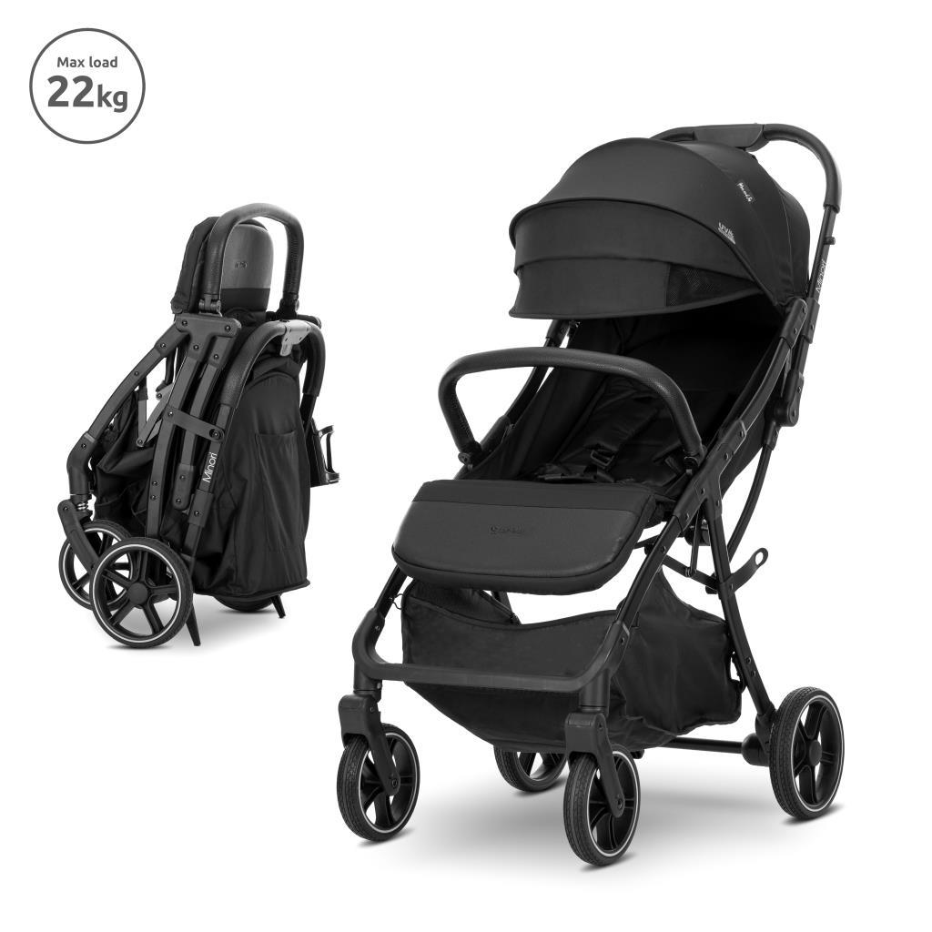 LORELLİ Minori New Otomatik Katlanır Kabin Boy Bebek Arabası SİYAH