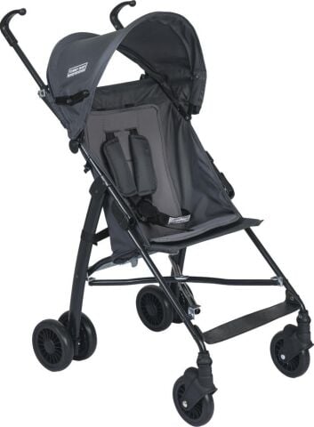Tommybaby STAR Tek Teker Pratik Baston Puset Bebek Arabası Çocuk Arabası GRİ