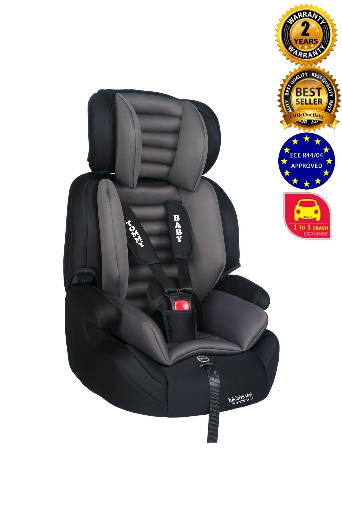 Tommybaby 9-36 Kg Bebek & Çocuk Oto Koltuk GRİ